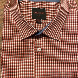🌞 Linea Uomo plaid long sleeves shirt